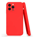 Mega Loja dos Produtos Tecnologia Vermelho / iPhone 14 Pro Max Capa de Silicone iPhone 14