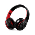 Mega Loja dos Produtos Tecnologia vermelho/preto Headset Bluetooth Sem Fio Estéreo